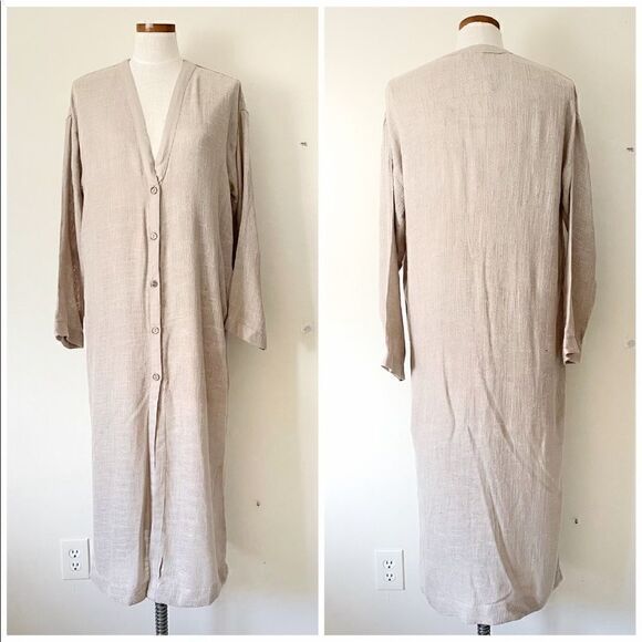 Free People Cardigan Maxi Top with Shorts Set Size SP - Picture 1 of 7